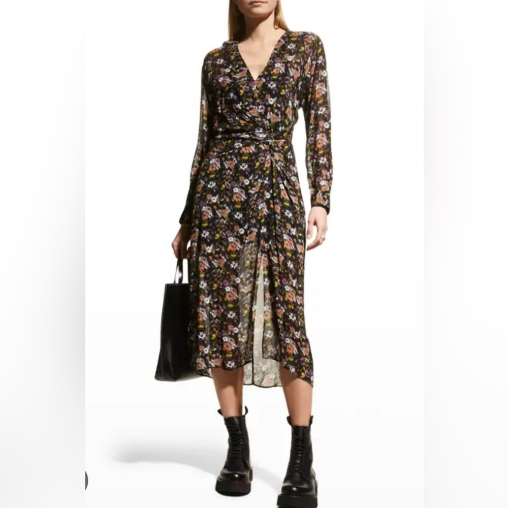 Rag & Bone Amber Floral Midi Dress